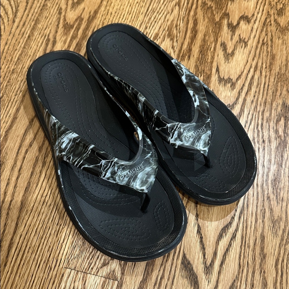 CROCS Black Comfort Sandals
